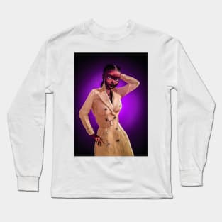 Toon black woman Long Sleeve T-Shirt